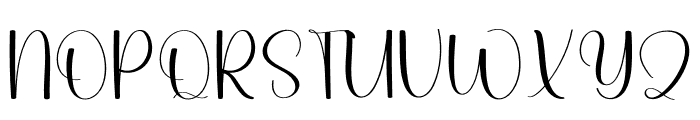 Farmhouse Beautiful Font UPPERCASE