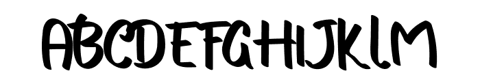 Farmhouse Flower Font UPPERCASE