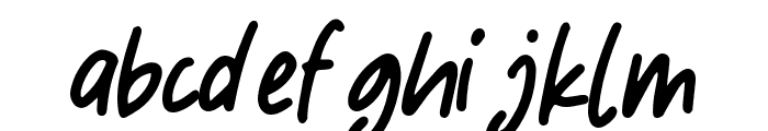 Farmhouse Handwriting Font LOWERCASE