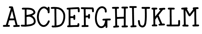 Farmhouse Life Serif Regular Font UPPERCASE