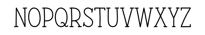 Farmhouse Serif Font UPPERCASE