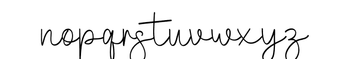 Farmhouse Signature Regular Font LOWERCASE