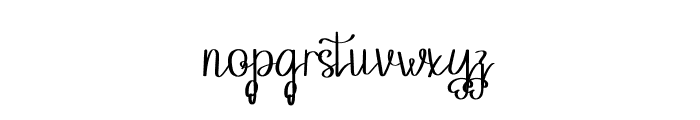 Farmhouse Signature Font LOWERCASE