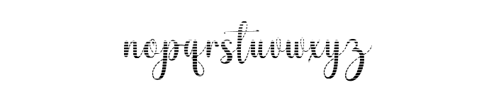 FarmhouseBeautifulHatching Font LOWERCASE