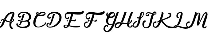 Fartha Font UPPERCASE