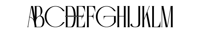 Fasdeco Font UPPERCASE