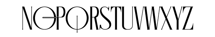 Fasdeco Font UPPERCASE