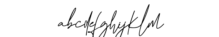 Fashion Signature Italic Font LOWERCASE