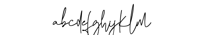 Fashion Signature Font LOWERCASE