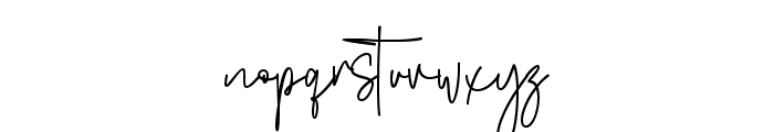 Fashion Signature Font LOWERCASE