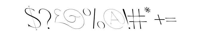 FashionableReverseItalic-Italic Font OTHER CHARS