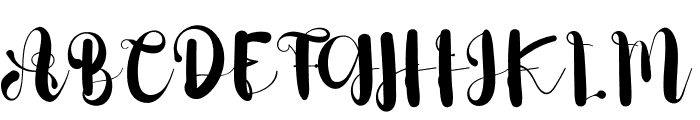 Fashions Font UPPERCASE