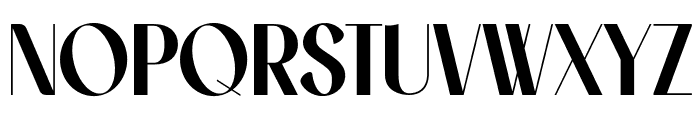 Fashiun Regular Font UPPERCASE