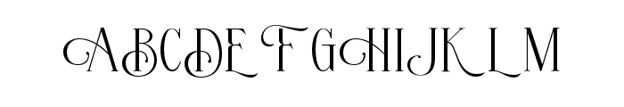 Fasrie-Regular Font UPPERCASE