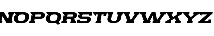 Fast Drag Font UPPERCASE