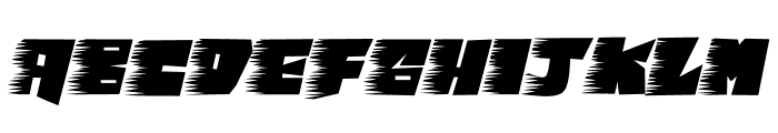Fast Furious Font UPPERCASE