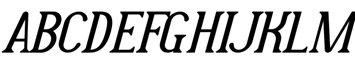Fast Saga Italic Font UPPERCASE