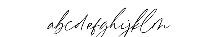 FastLine-Regular Font LOWERCASE