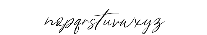FastLine-Regular Font LOWERCASE