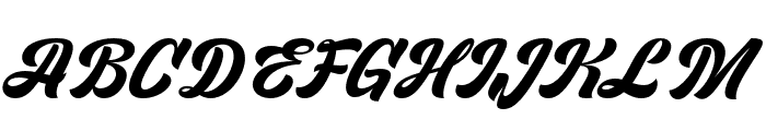 FastRider-Regular Font UPPERCASE