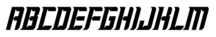 Faster Racing Bold Italic Font UPPERCASE