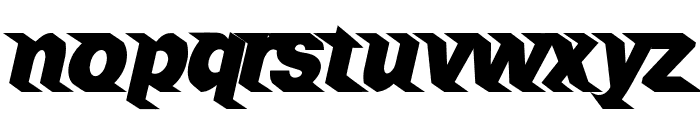 Fastest-Italic Font LOWERCASE