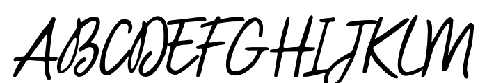 Fasthey Regular Font UPPERCASE