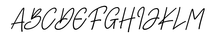 Fastina Ootsine Italic Regular Font UPPERCASE