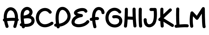Fastre Cute Font LOWERCASE