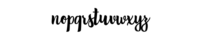 Fat Inlove Font LOWERCASE