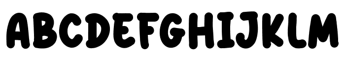 Fat Polar Font LOWERCASE