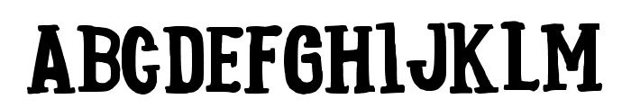 Fat Serif Regular Font UPPERCASE