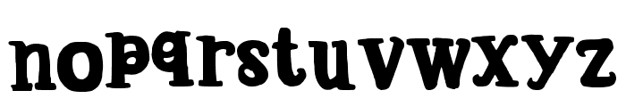 Fat Serif Regular Font LOWERCASE