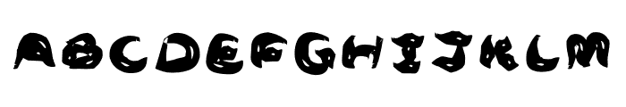 Fat Thing Font UPPERCASE