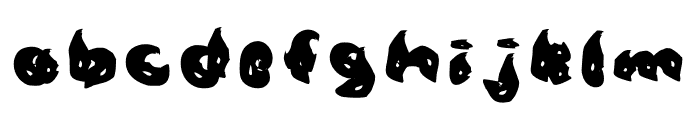 Fat Thing Font LOWERCASE