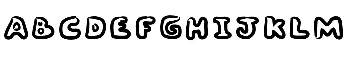 Fat Worm Font UPPERCASE