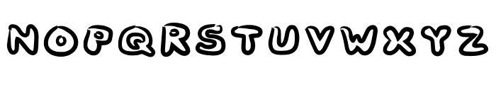 Fat Worm Font UPPERCASE