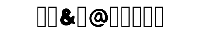 Fat Write Regular Font OTHER CHARS