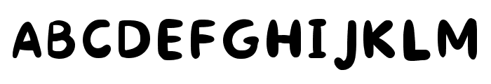Fat Write Regular Font UPPERCASE