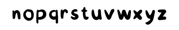 Fat Write Regular Font LOWERCASE