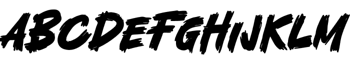 Fatal Fighter Font LOWERCASE
