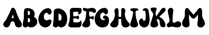 Fatbun-Regular Font UPPERCASE