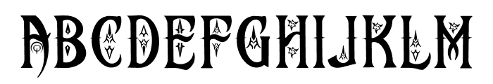 Fate Font UPPERCASE