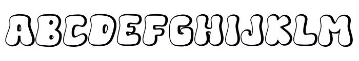 Father Christmas 3D Font LOWERCASE