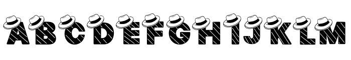 Father Hat Font UPPERCASE