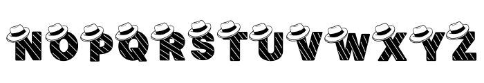 Father Hat Font UPPERCASE