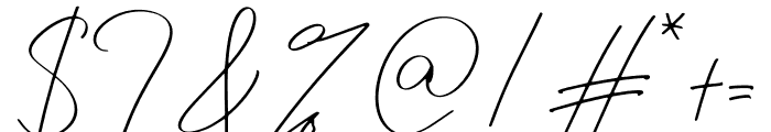 Father Signature Font OTHER CHARS
