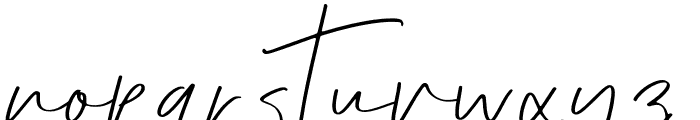 Father Signature Font LOWERCASE