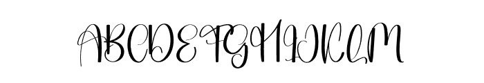 Father Thinking Font UPPERCASE