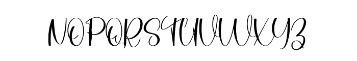 Father Thinking Font UPPERCASE